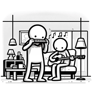 Harmonica-Guitarist-jamming-figure-stick-300x300-1